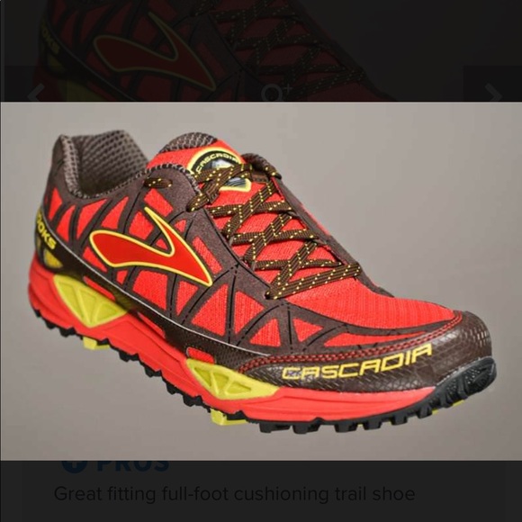 brooks cascadia 8 mens green